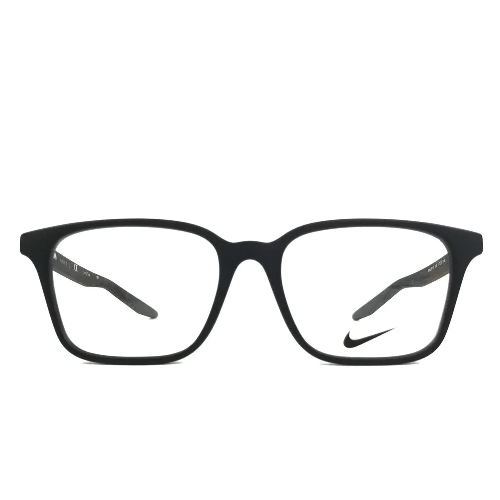 Nike Kids Eyeglasses Frames 5018 004 Matte Black Square Full Rim 47-15-130